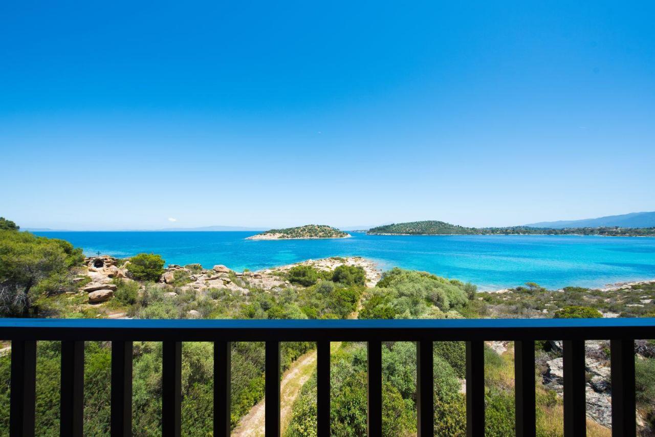 Nereus & Oceanus Beachfront Apartments, Lagonisi Beach #Feelslikehome 오르모스 파나기아스 외부 사진