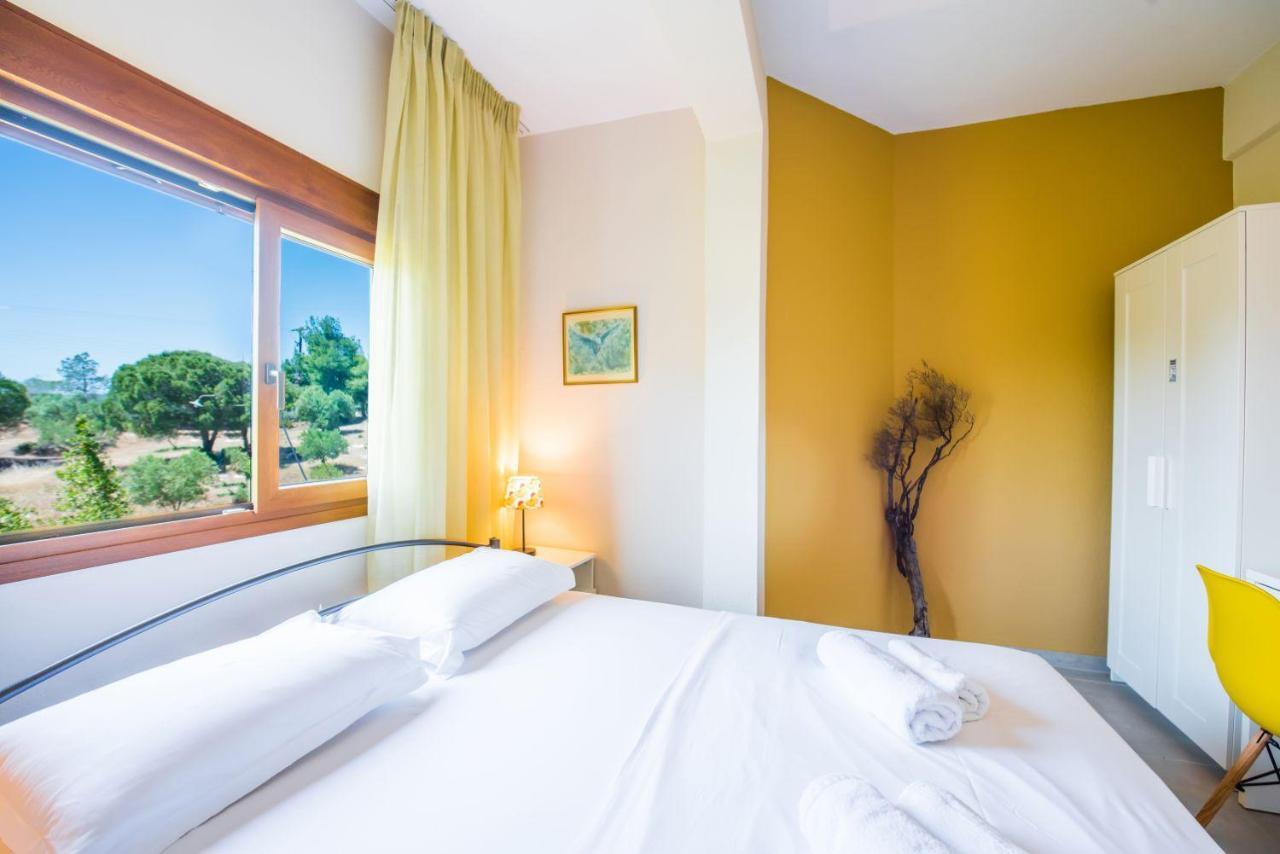 Nereus & Oceanus Beachfront Apartments, Lagonisi Beach #Feelslikehome 오르모스 파나기아스 외부 사진